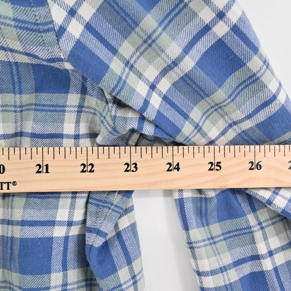 VINEYARD VINES Mens Plaid Shirt Size M Slim Longshore Blue Green Button Casual - Picture 3 of 11